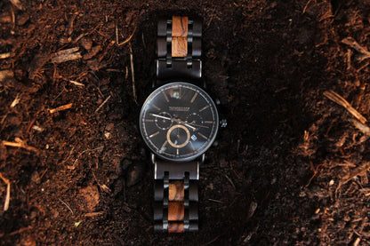 Seoul - Chronograph Wood Watch