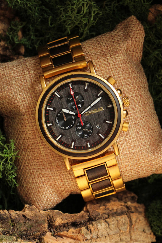 Stuttgart - Chronograph Wood Watch