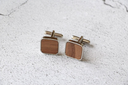 2x Personalised Father Of The Groom Square Cufflinks