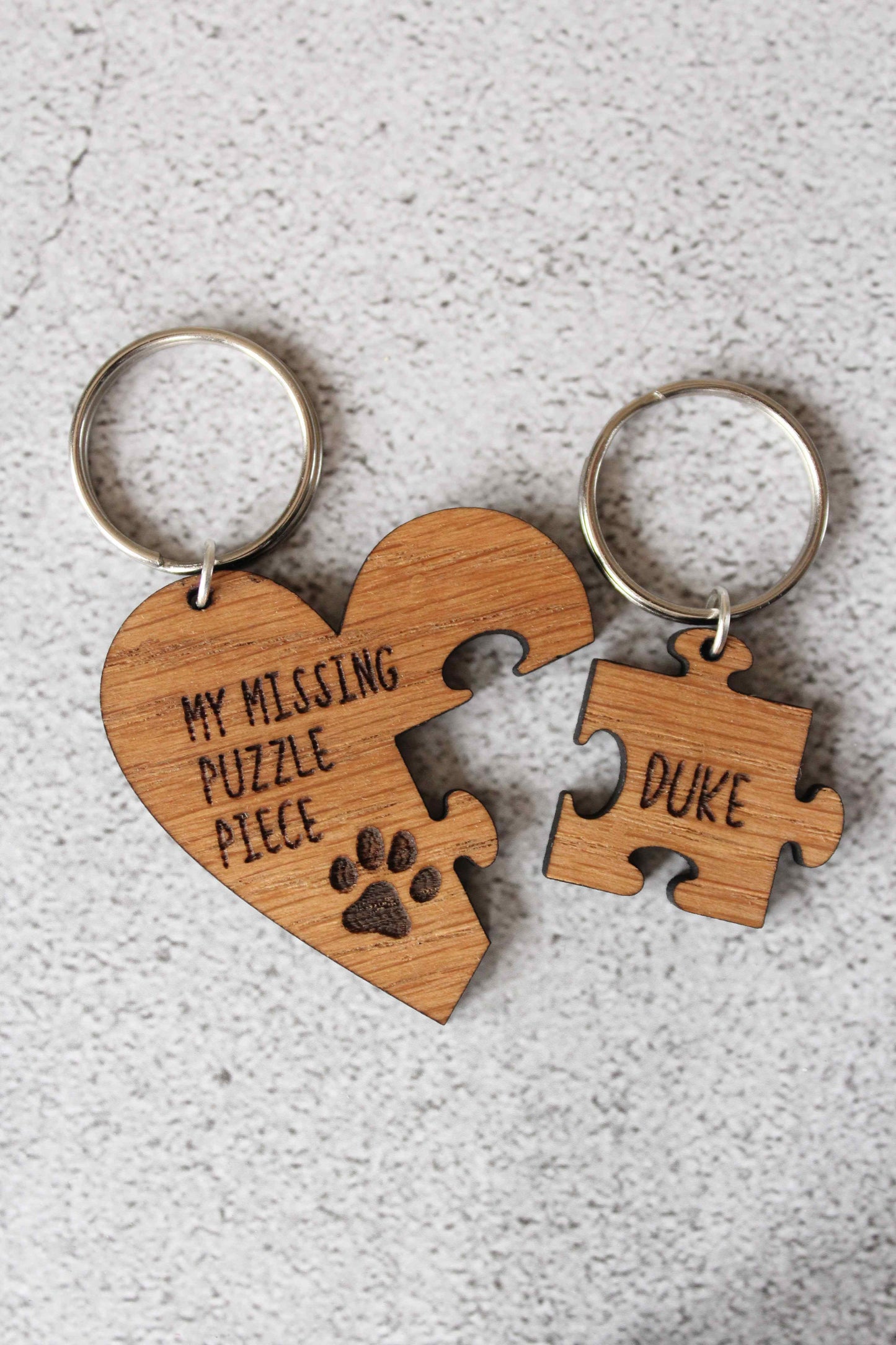 My Missing Puzzle Piece - Pet Keyring