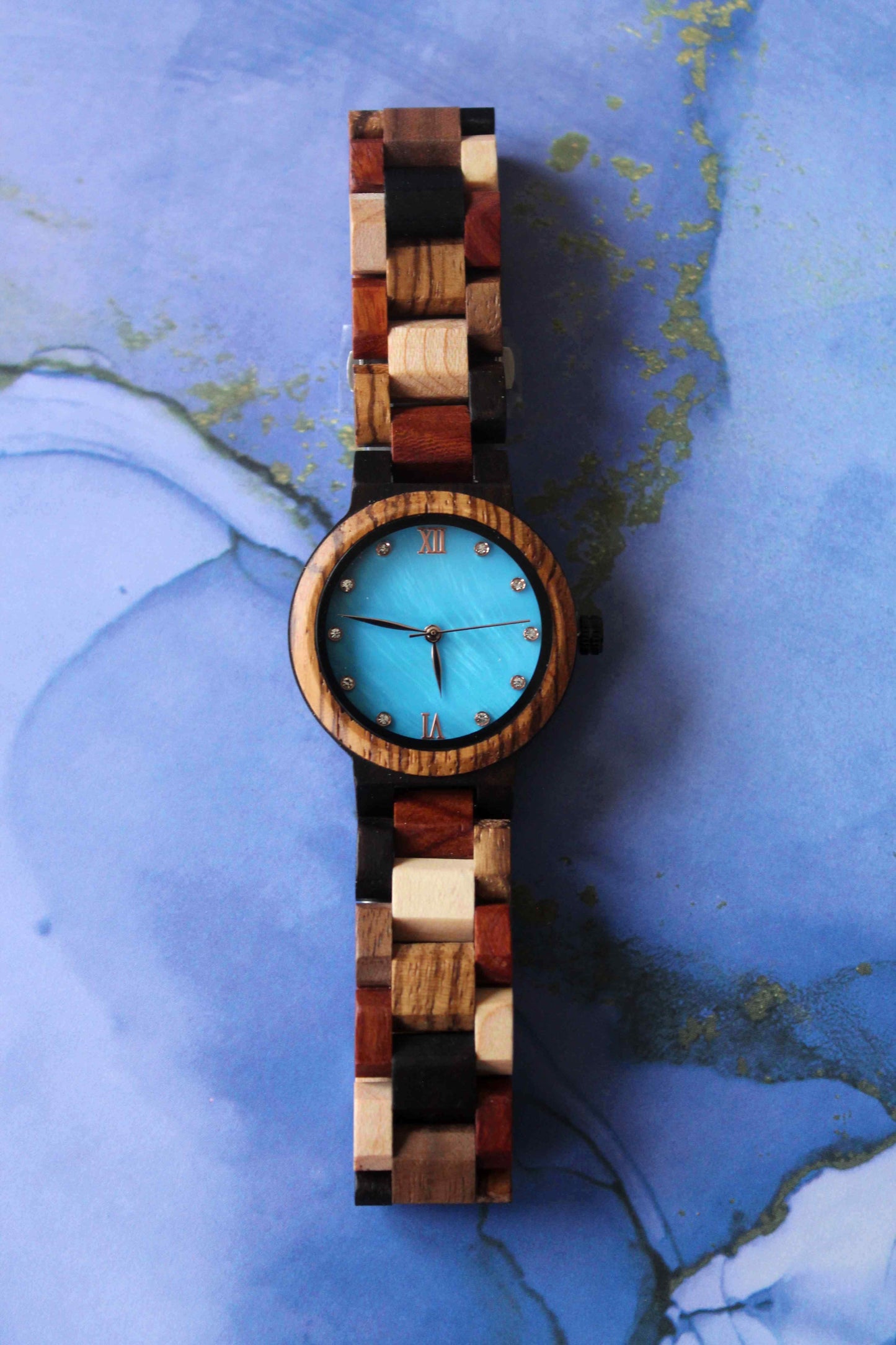 Santorini Wood Watch