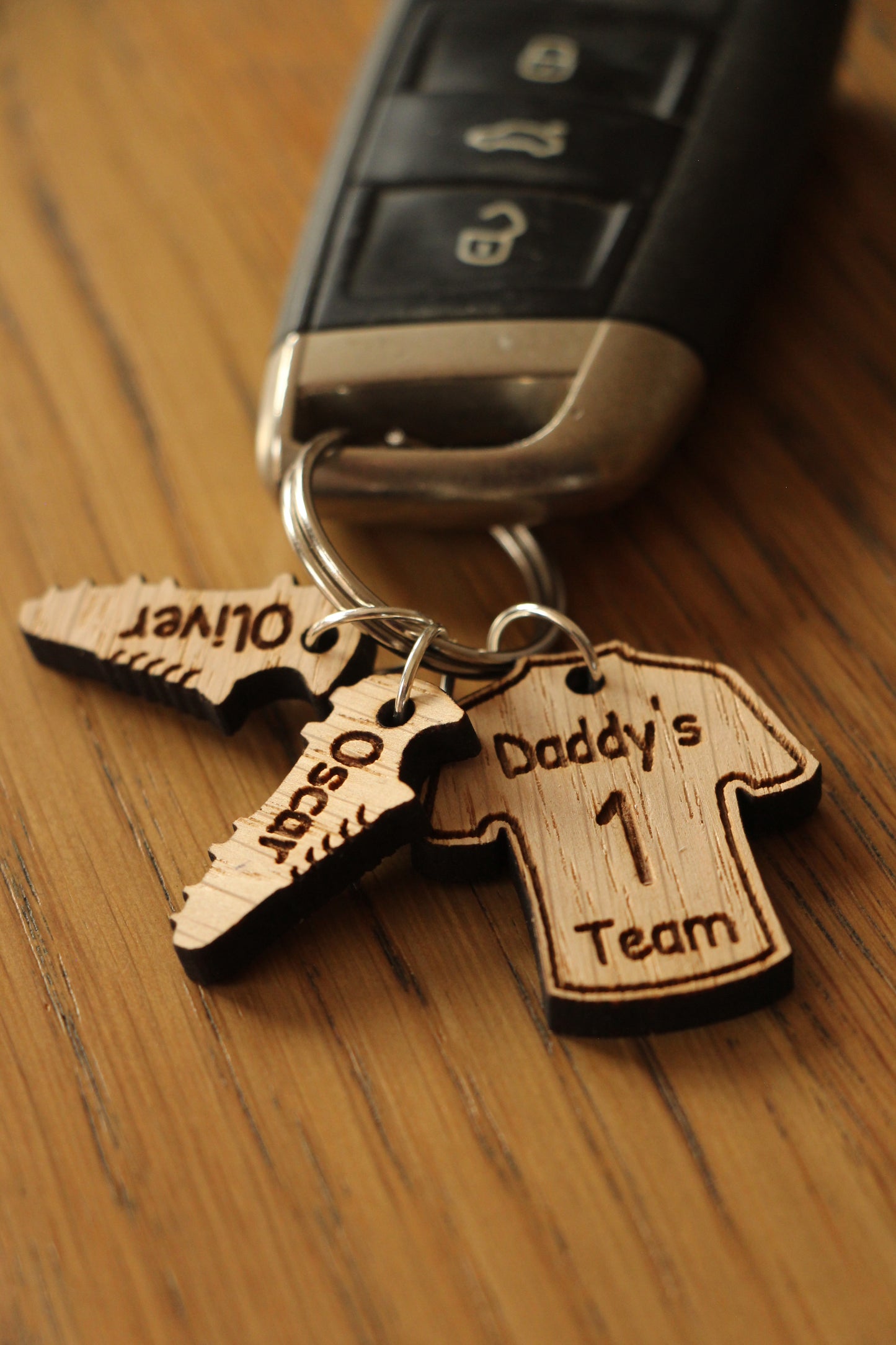 Daddy's Team - Personalised Keyring
