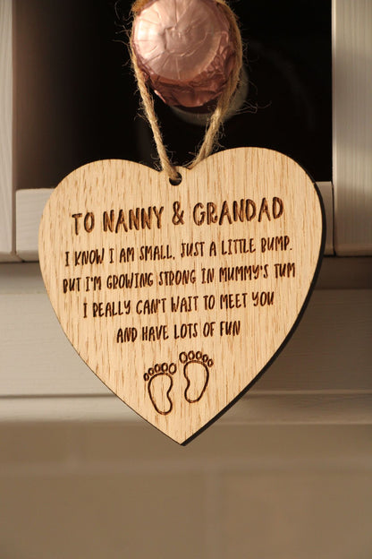 Naar Nanny & Grandad Bump Sign