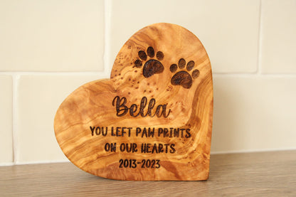 Personalised Pet Paw Print Memorial Ornament